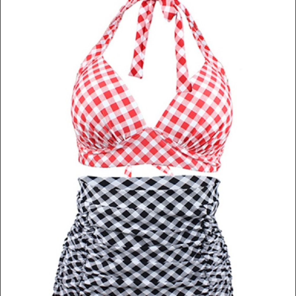 High waist bathing suit